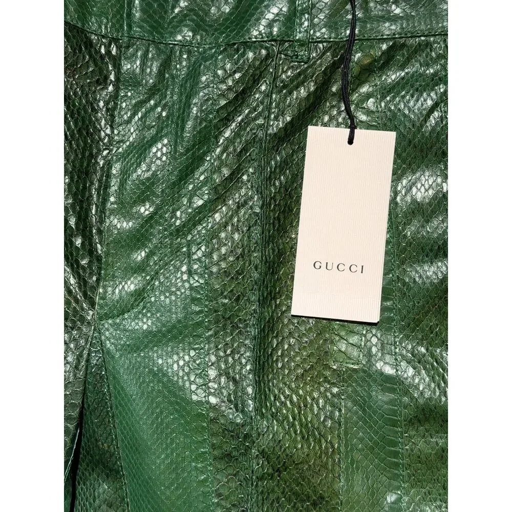 $7,000 FW19 runway python leather pant
